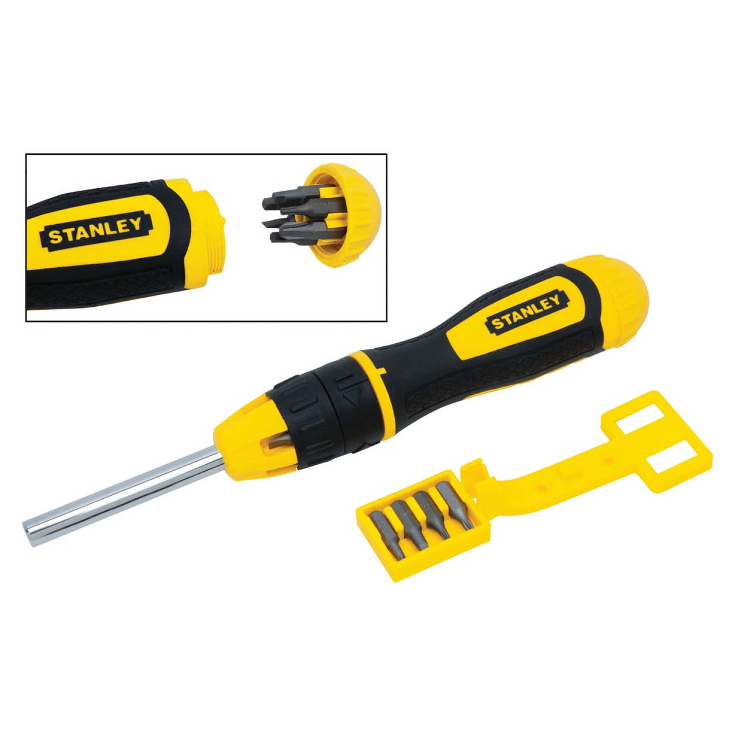 Stanley 10-Piece Ratcheting Screwdriver Image 1