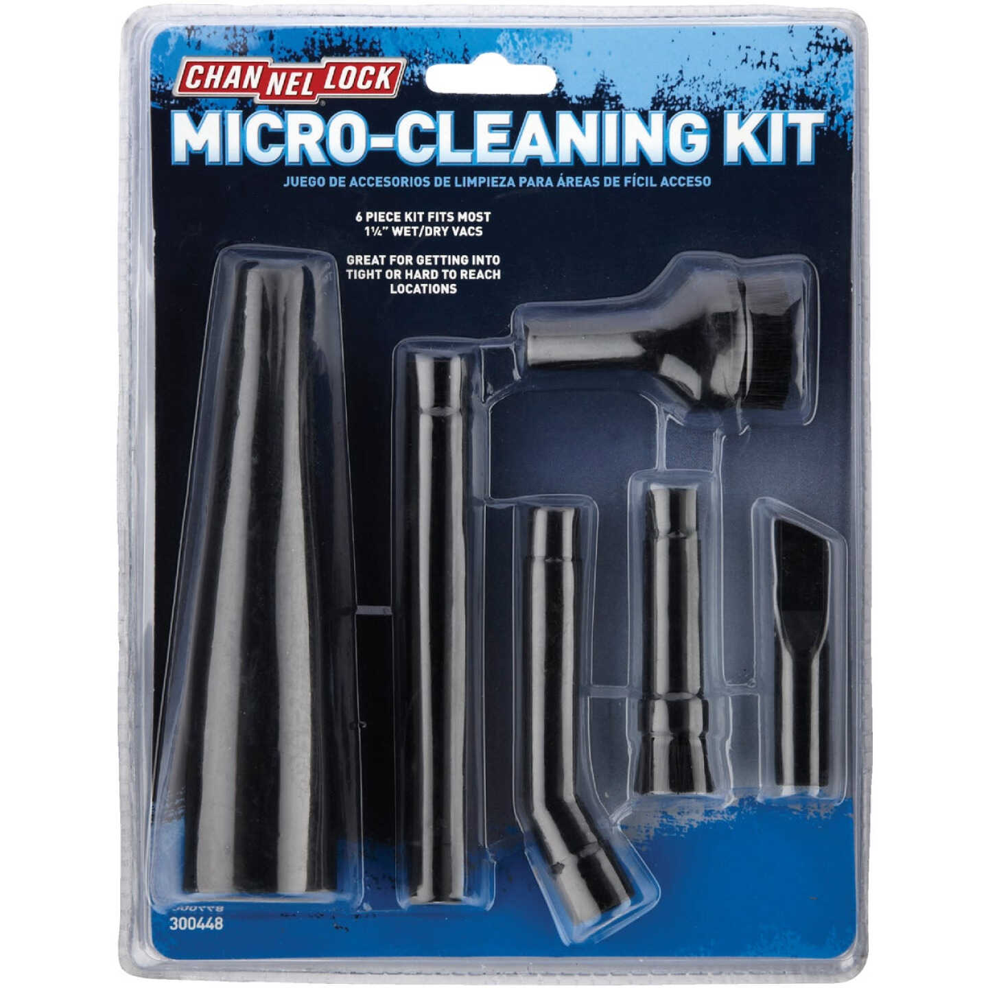 Channellock 1-1/4 In. Detail Vacuum Accessory Kit (6-Piece) Image 2