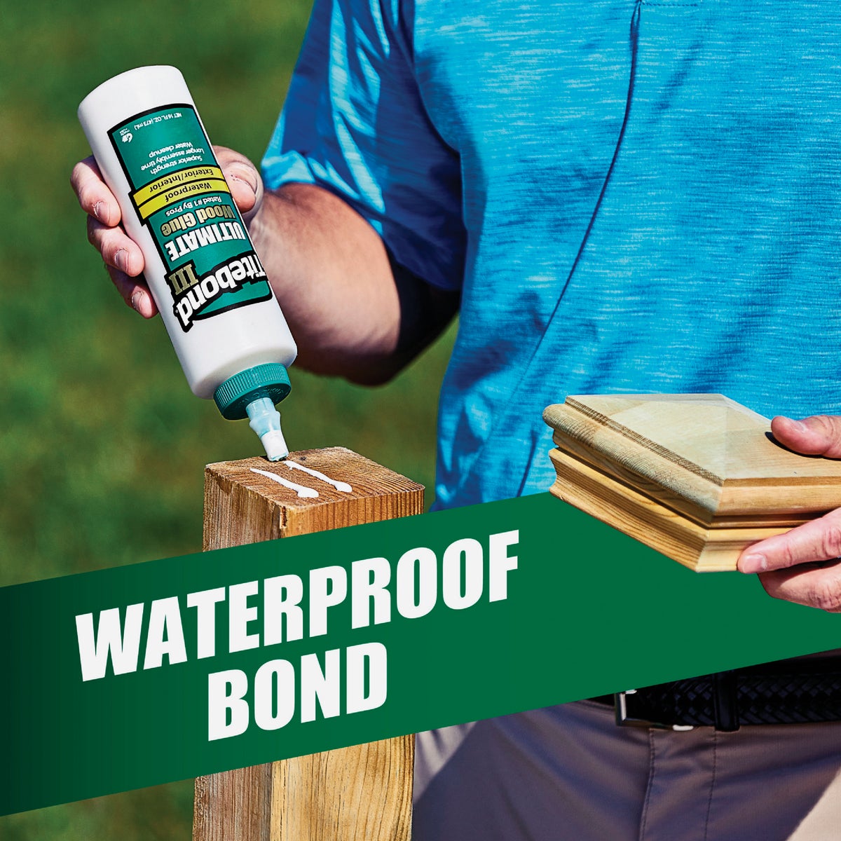 Titebond III 16 Oz. Ultimate Waterproof Wood Glue Image 7
