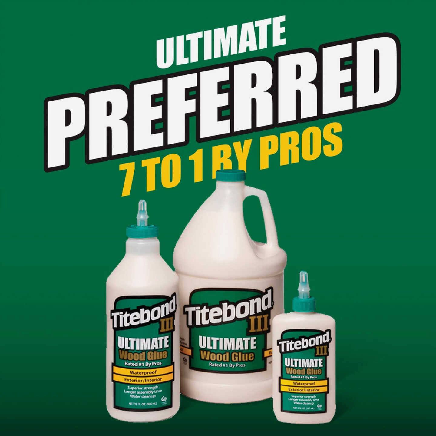 Titebond III 1 Gal. Ultimate Waterproof Wood Glue Image 2