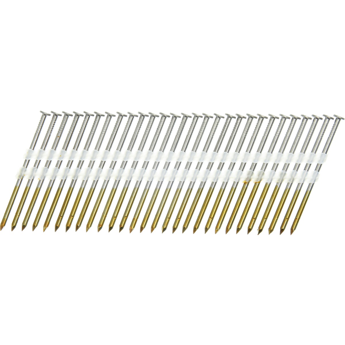 Senco 20 Degree Plastic Strip Bright Full Round Head Framing Stick Nail, 3 In. x .131 In. (4000 Ct.) Image 1