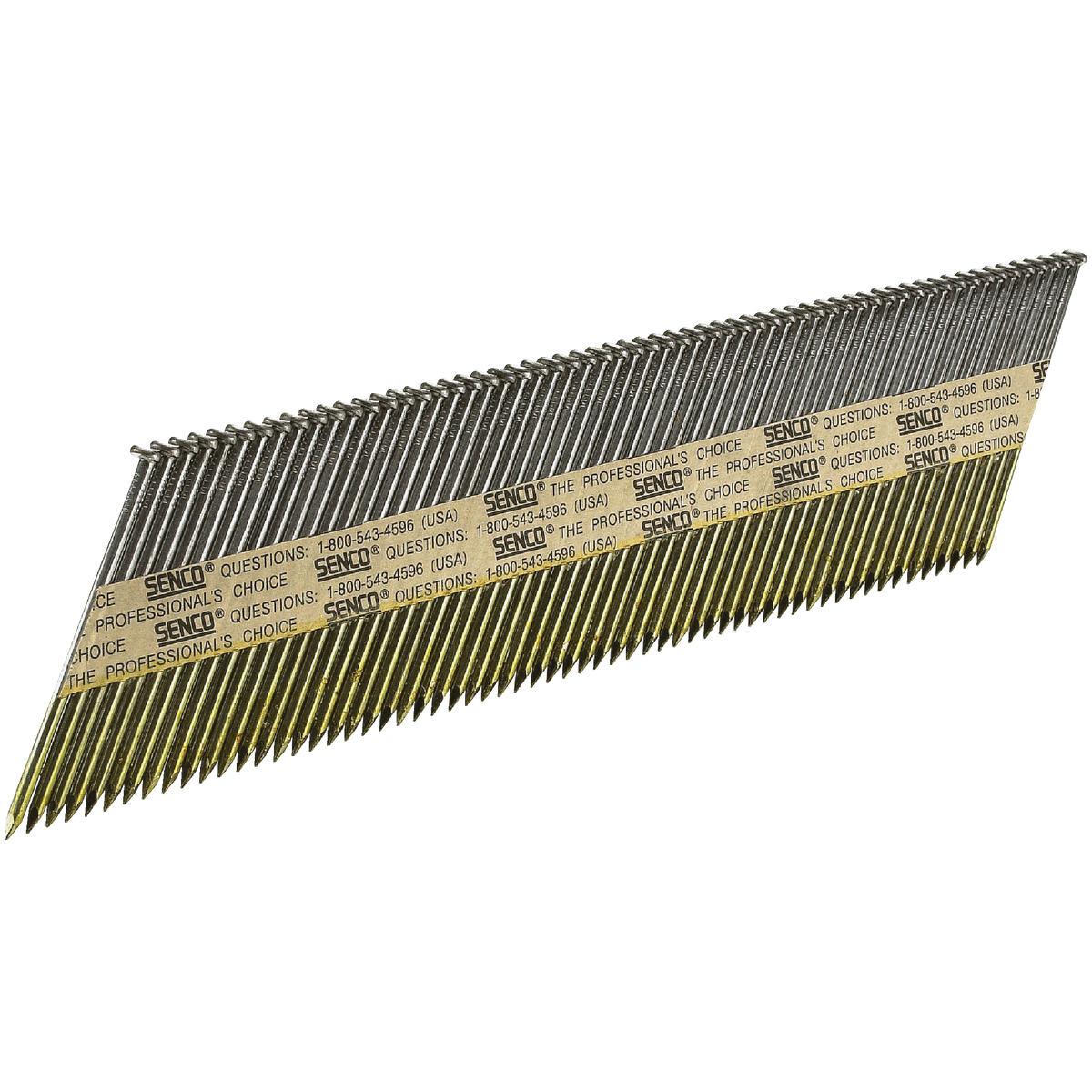 Senco 30 Degree Paper Tape Bright Clipped Head Framing Nail, 2-1/4 In. x .113 In. (1000 Ct.) Image 1