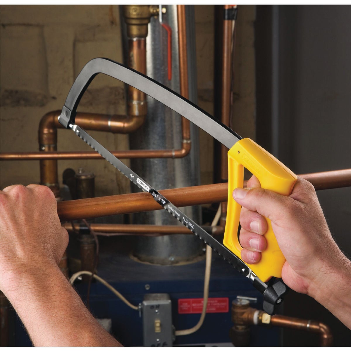 Stanley 12 In. Solid Frame Hacksaw Image 2