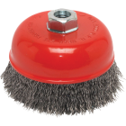 Forney 5 In. Crimped .014 In. Angle Grinder Wire Brush Image 1