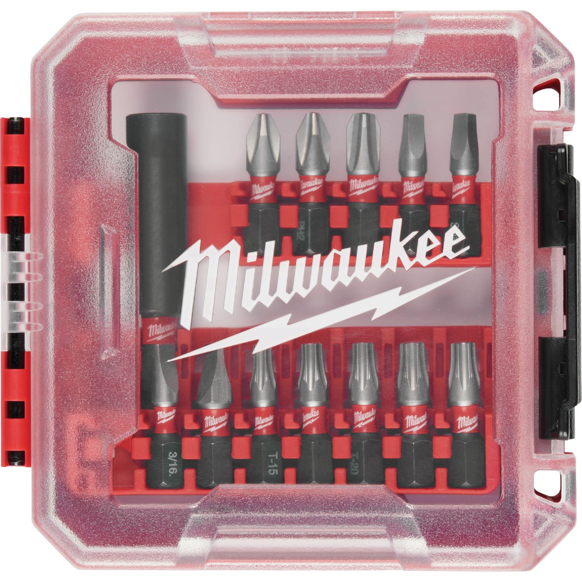 Milwaukee SHOCKWAVE Impact Screwdriver Bit Set (13-Piece) Image 1