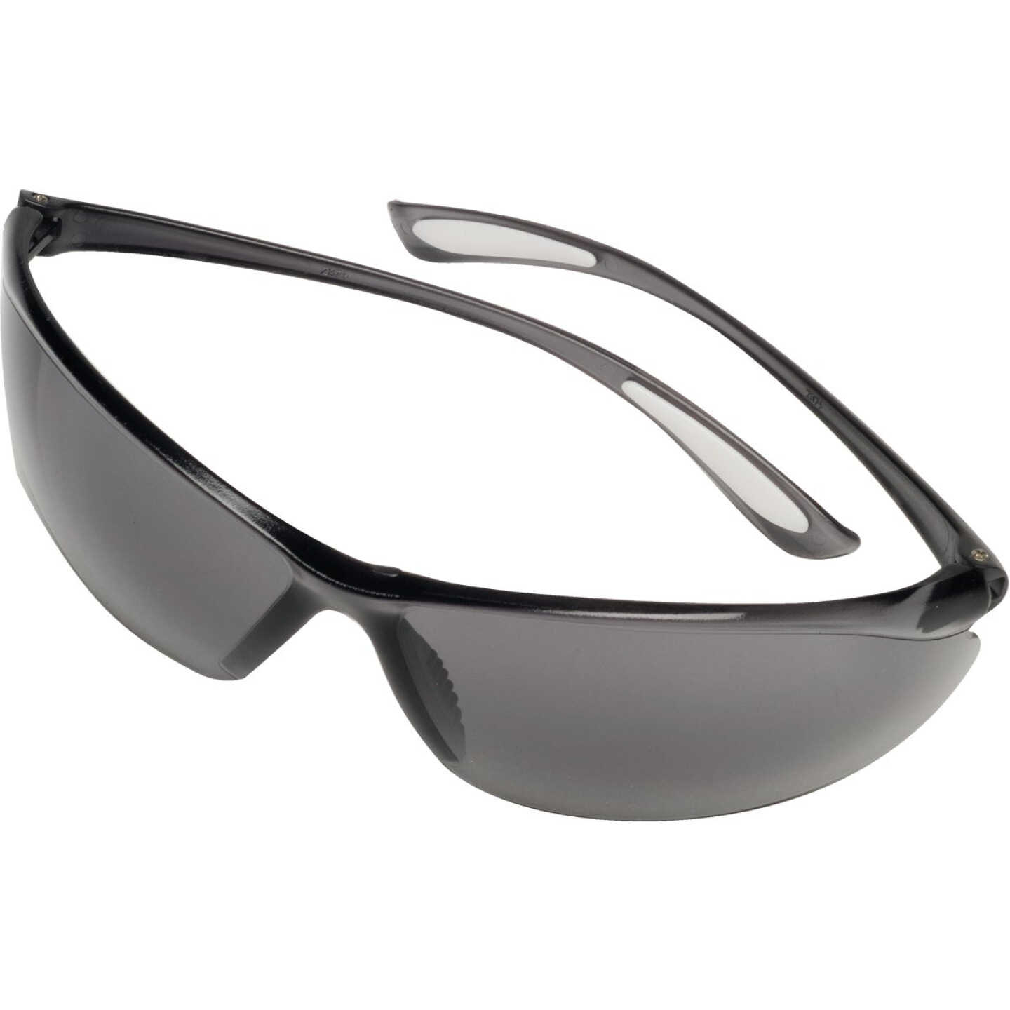 Safety Works Feather Fit Gray Frame Safety Glasses with Gray Lenses Image 1