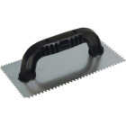 Marshalltown QLT 1/8 In. Square Notched & 1/8 In. Flat V-Notched Trowel with Black Handle Image 1