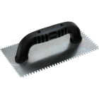 Marshalltown QLT 1/4 In. Square Notched & 1/4 In. U-Notched Trowel with Black Handle Image 1