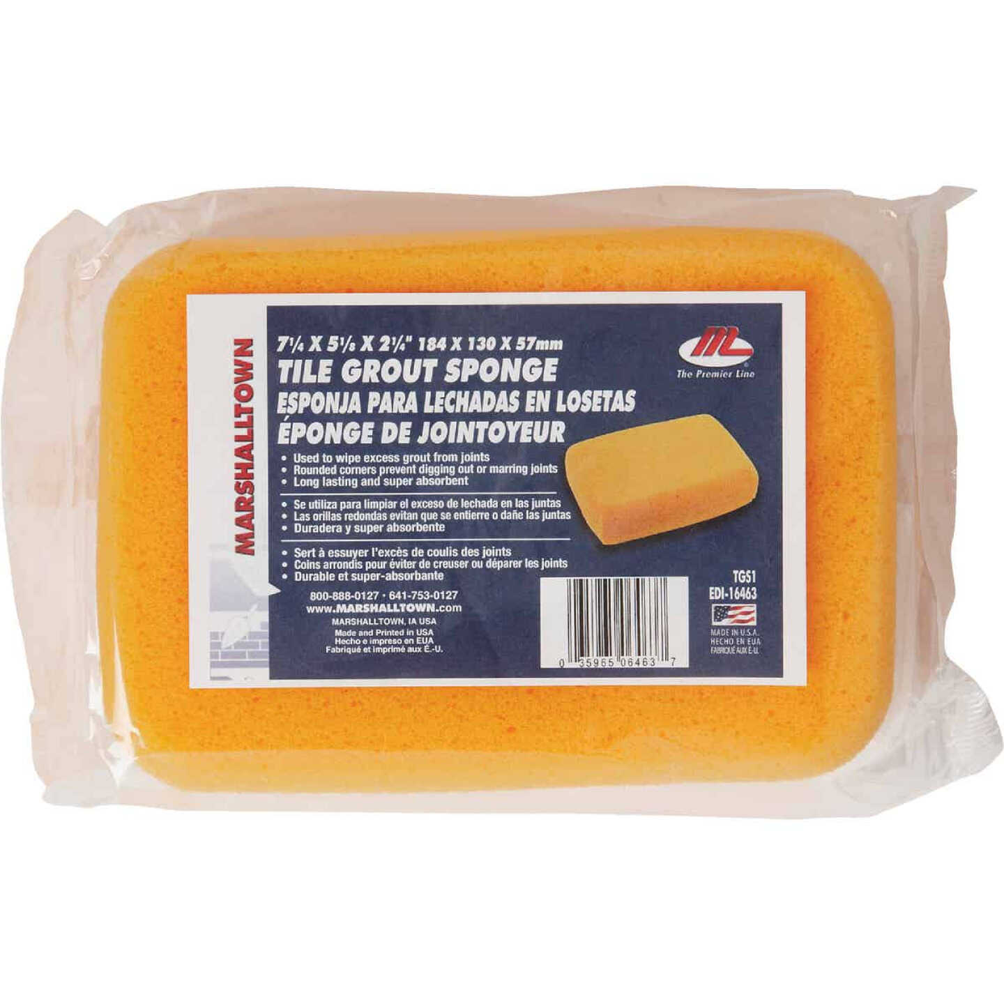 Marshalltown 7-1/4 In. L Hydra Tile Grout Sponge Image 3