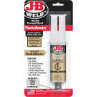 J-B Weld 0.85 Oz. Plastic Bonder Epoxy Syringe, Tan Image 1
