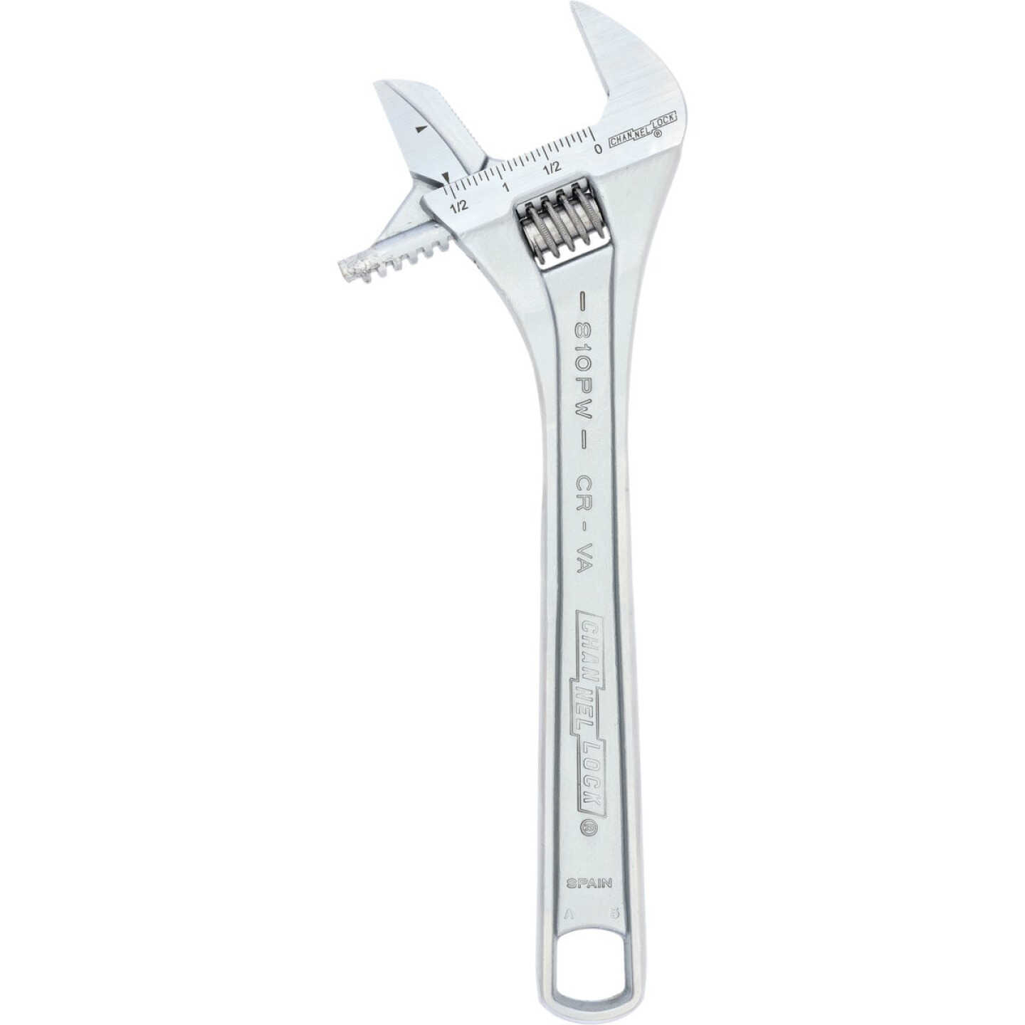 Channellock 10 In. Steel Adjustable Pipe Wrench with Extra Wide Reversible Jaw Image 1