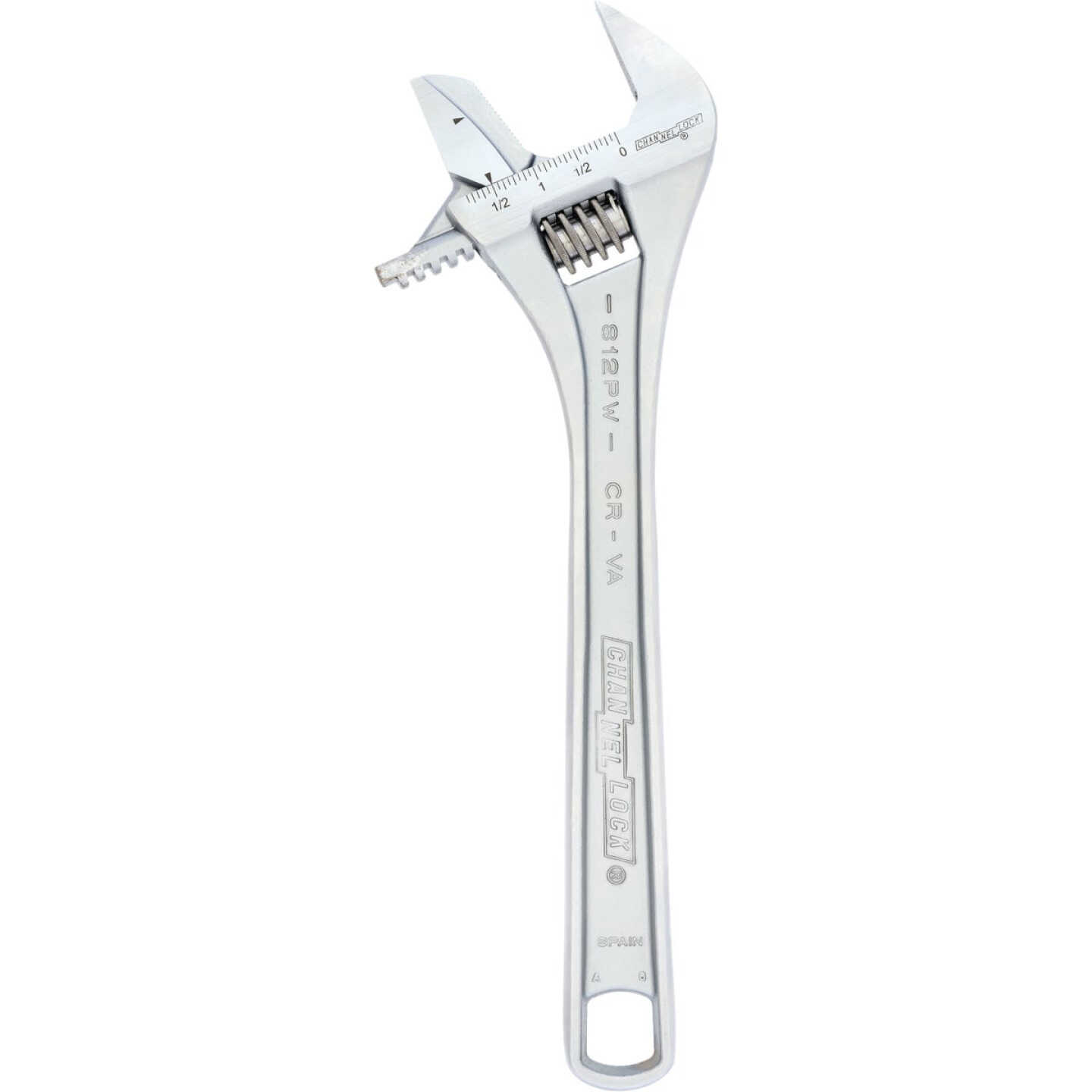 Channellock 12 In. Steel Adjustable Pipe Wrench with Extra Wide Reversible Jaw Image 1