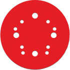 Diablo 5 In. 320-Grit Universal 12-Hole Vented Sanding Disc with Hook and Lock Backing (4-Pack) Image 2