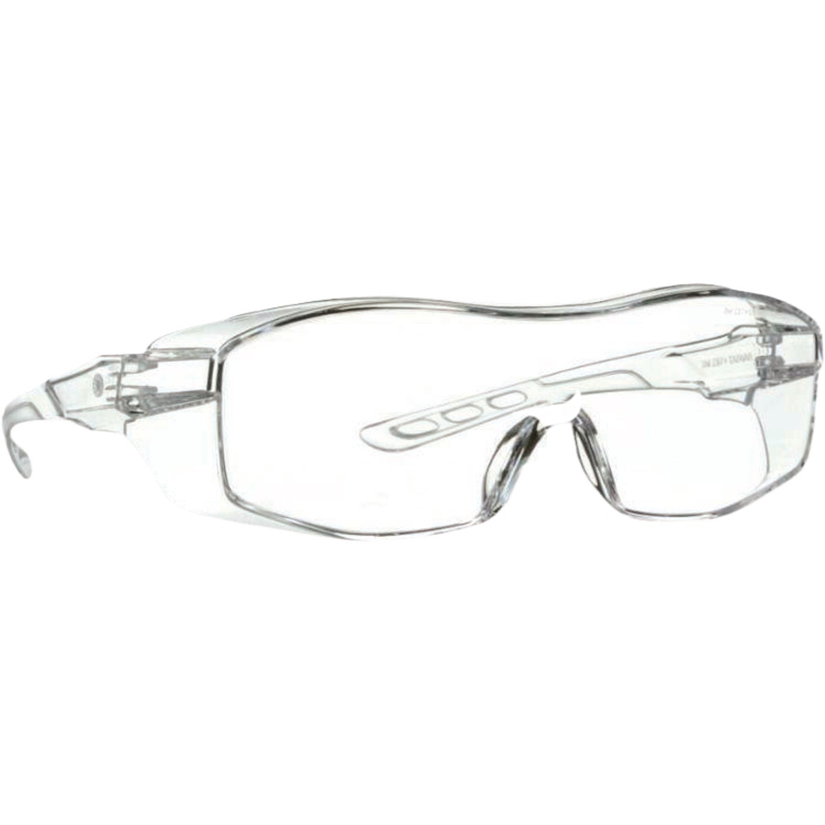 3M Clear Frame Safety Eyeglass Protectors with Anti-Scratch Clear Lenses Image 4