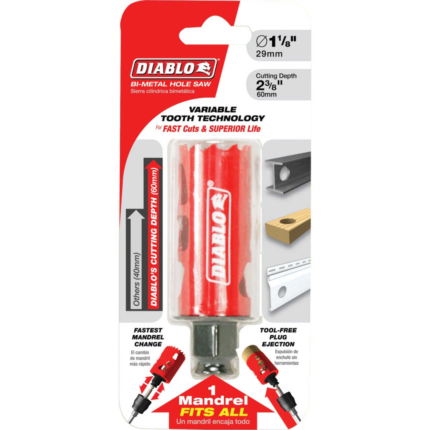 Diablo 1-1/8 In. Bi-Metal Hole Saw Image 2