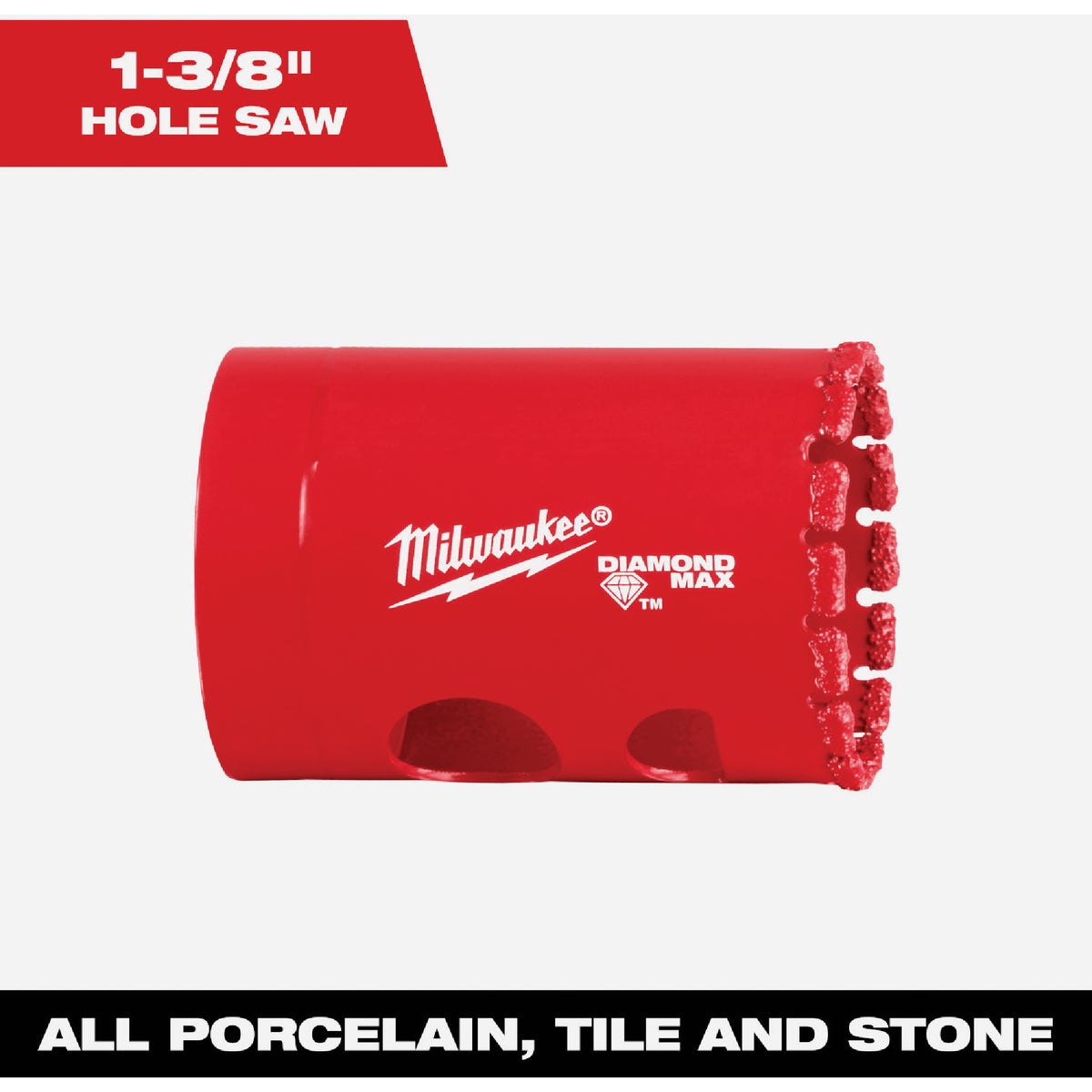 Milwaukee Diamond Plus 1-3/8 In. Diamond Grit Hole Saw Image 1