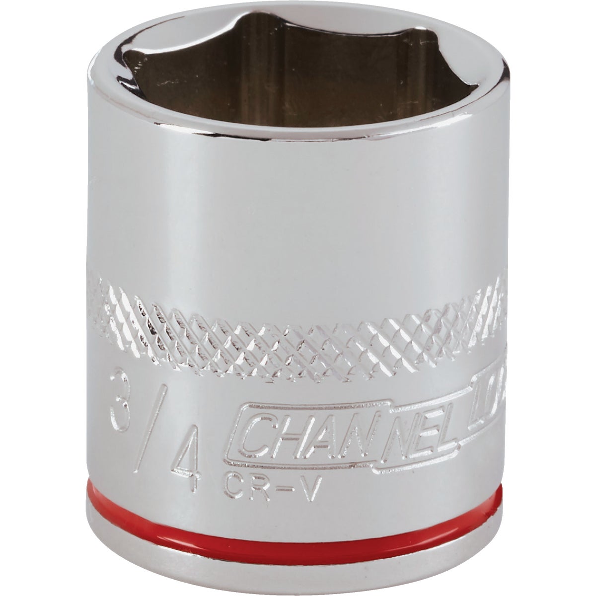 Channellock 3/8 In. Drive 3/4 In. 6-Point Shallow Standard Socket Image 1