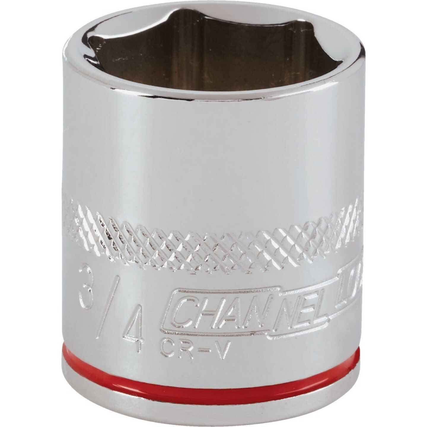 Channellock 3/8 In. Drive 3/4 In. 6-Point Shallow Standard Socket Image 1