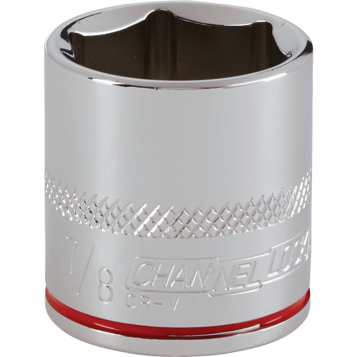 Channellock 3/8 In. Drive 7/8 In. 6-Point Shallow Standard Socket Image 1
