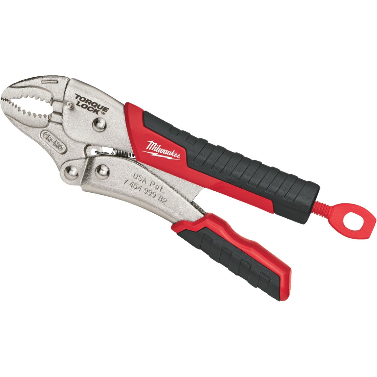 Milwaukee Torque Lock 7 In. Curved Jaw Overmold Grip Locking Pliers Image 1