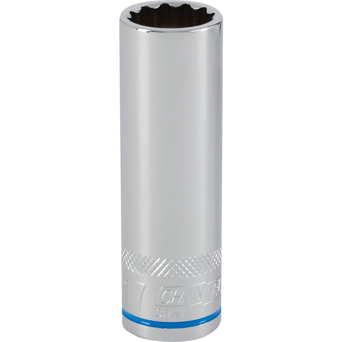 Channellock 1/2 In. Drive 17 mm 12-Point Deep Metric Socket