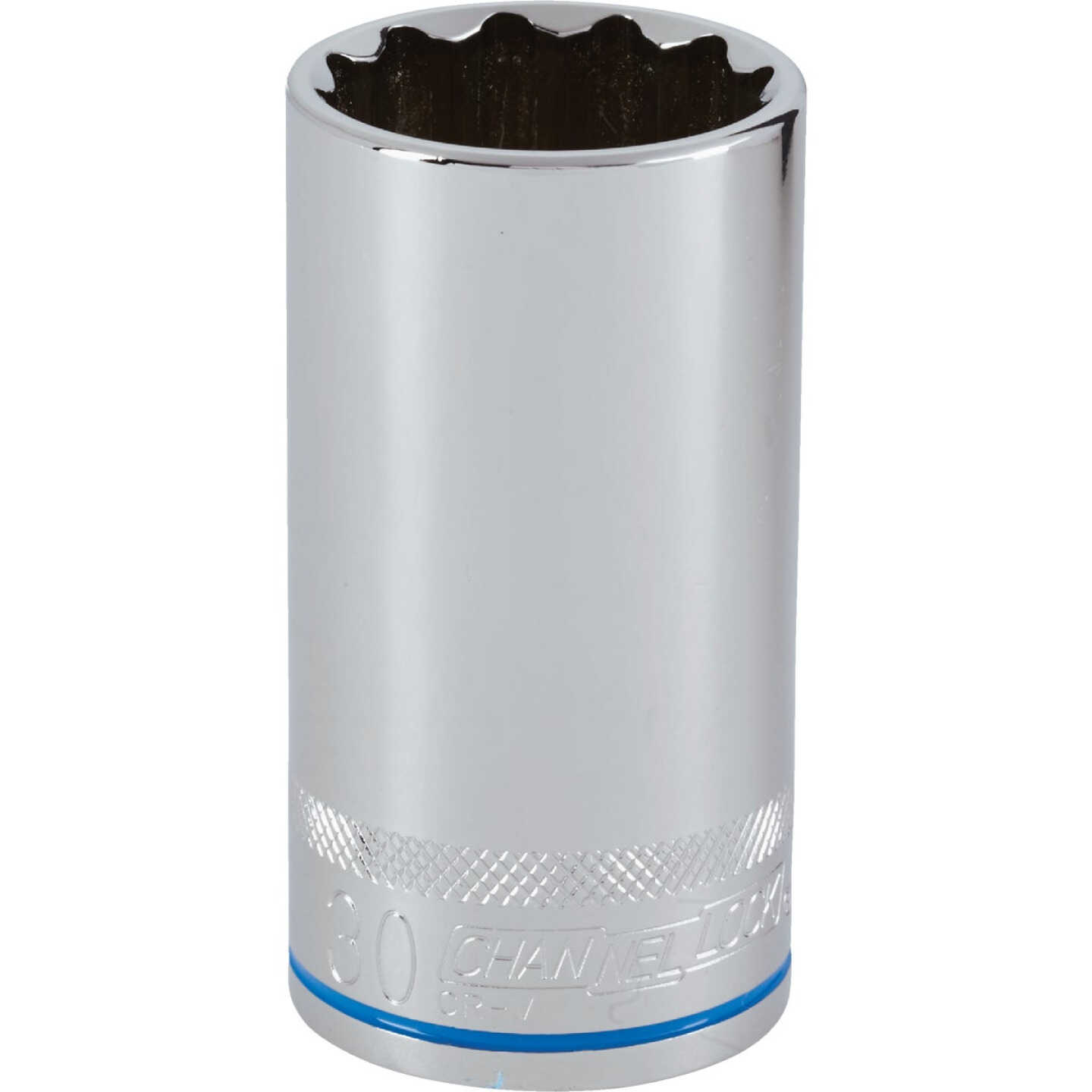 Channellock 1/2 In. Drive 30 mm 12-Point Deep Metric Socket Image 1