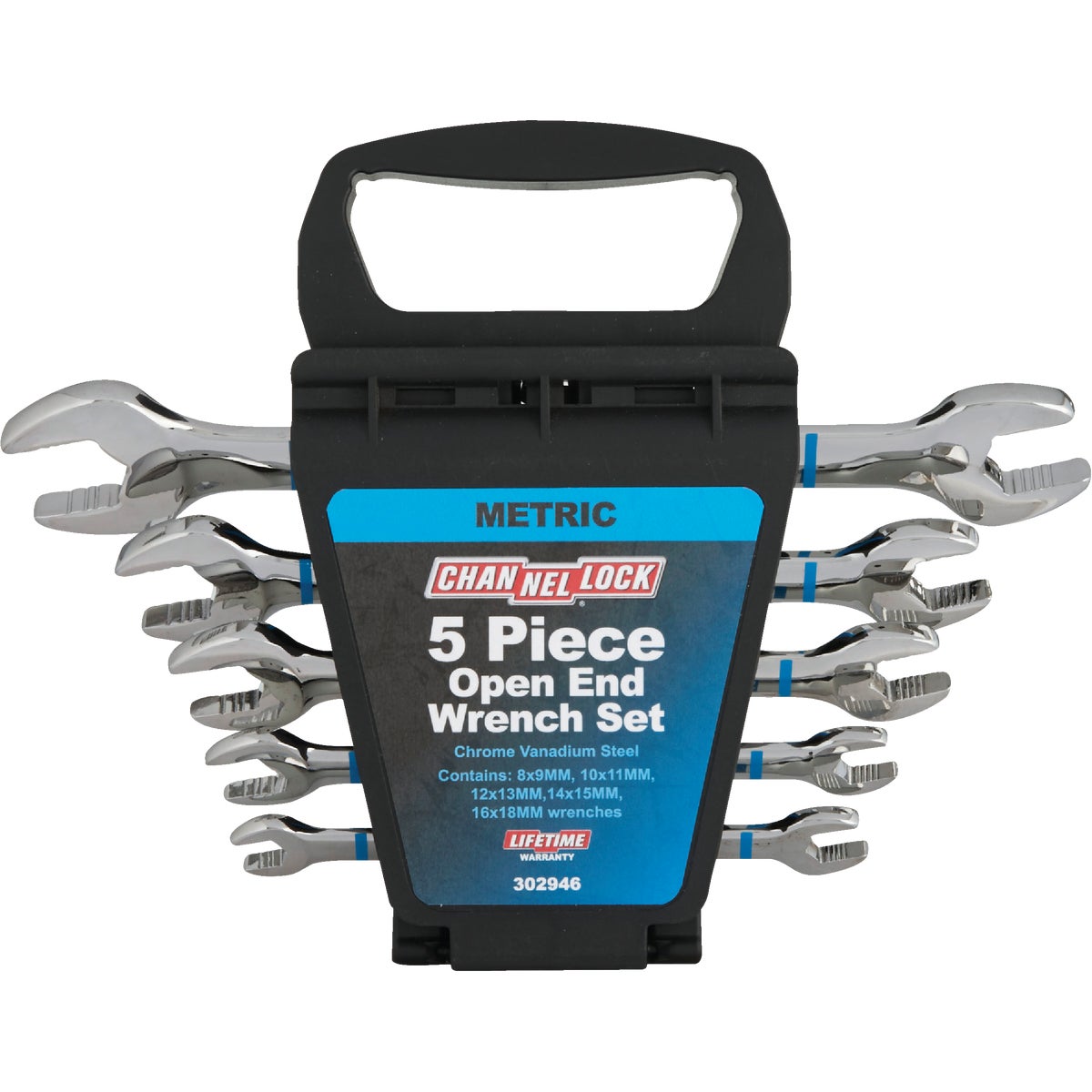 Channellock Metric Open End Wrench Set (5-Piece) Image 2