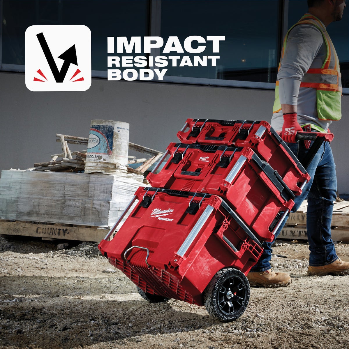 Milwaukee PACKOUT 16 In. x 6-1/2 In. Small Toolbox, 75 Lb. Capacity Image 5