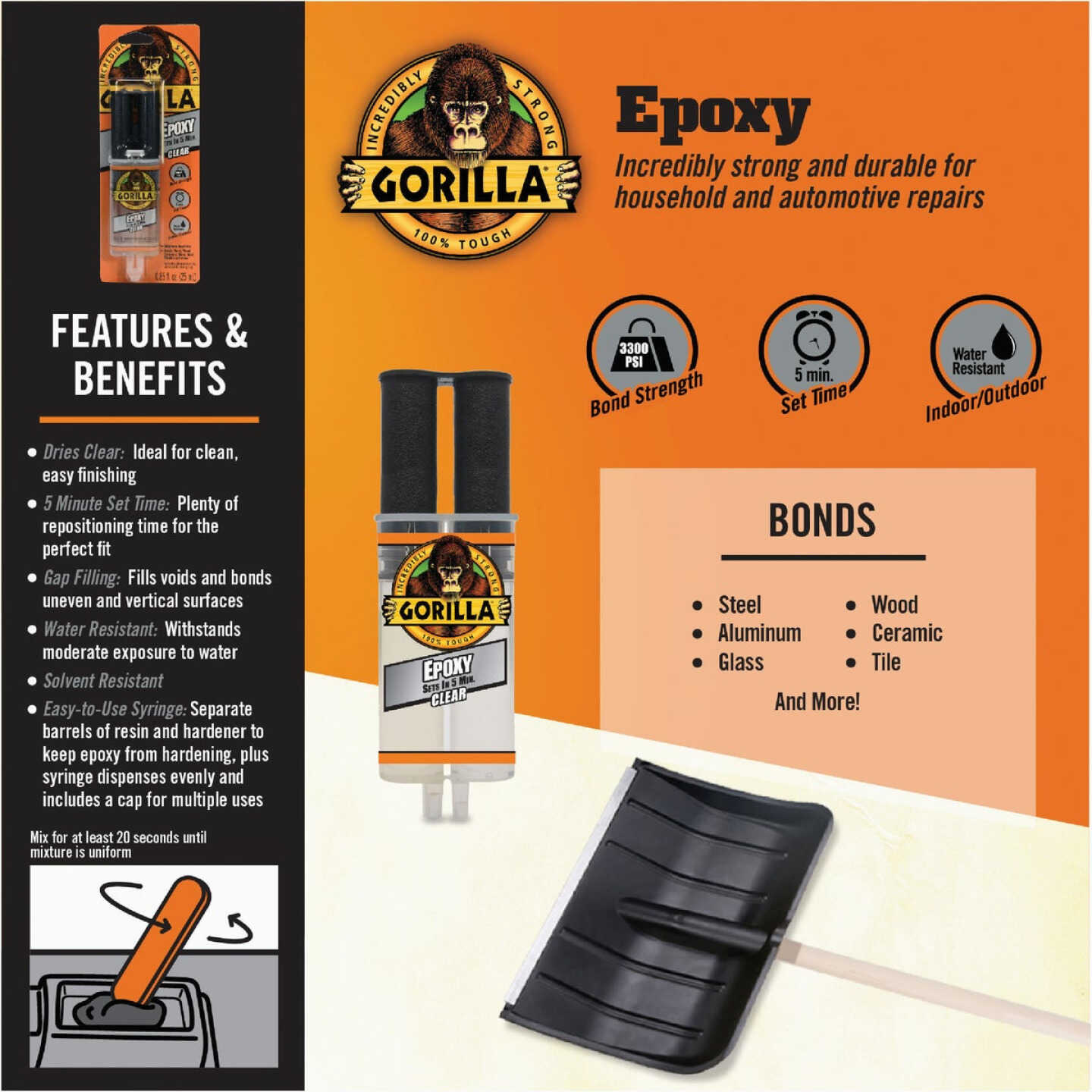 Gorilla 0.85 Oz. Epoxy Image 2
