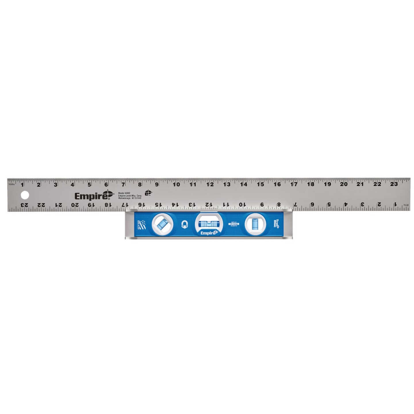 Empire True Blue 10 In. Aluminum Rare Earth Magnetic Dual-Pitch Torpedo Level Image 5