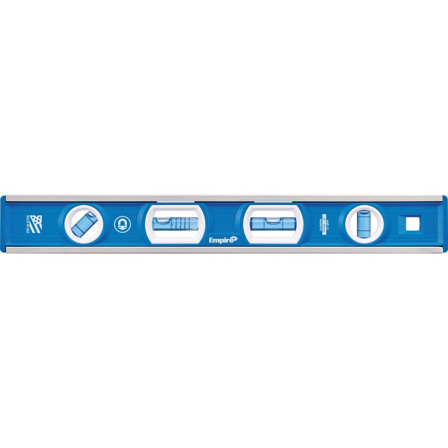 Empire True Blue 12 In. Aluminum Magnetic Toolbox Torpedo Level Image 1