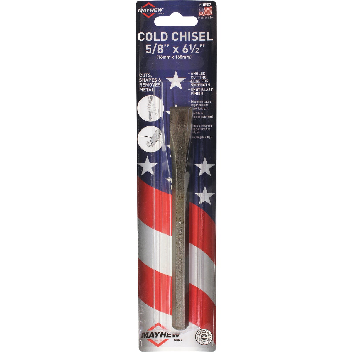 Mayhew Tools 5/8 In. x 6-1/2 In. Cold Chisel Image 2