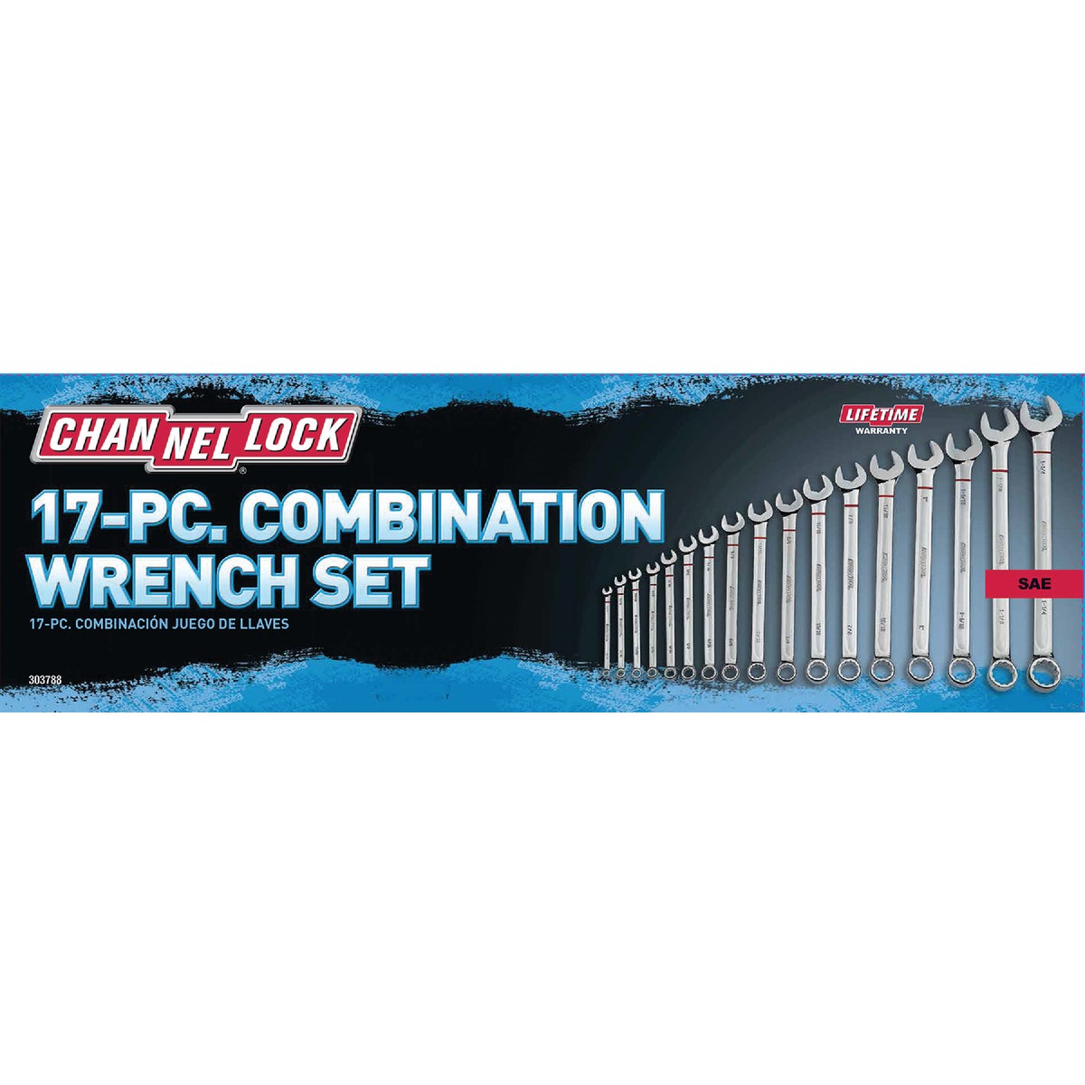 Channellock SAE 12-Point Combination Wrench Set (17-Piece) Image 2