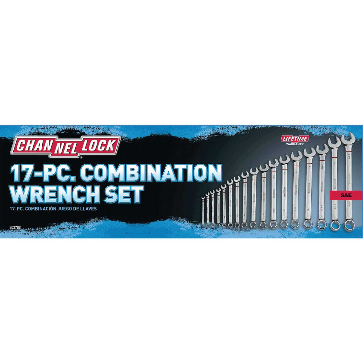 Channellock SAE 12-Point Combination Wrench Set (17-Piece) Image 2