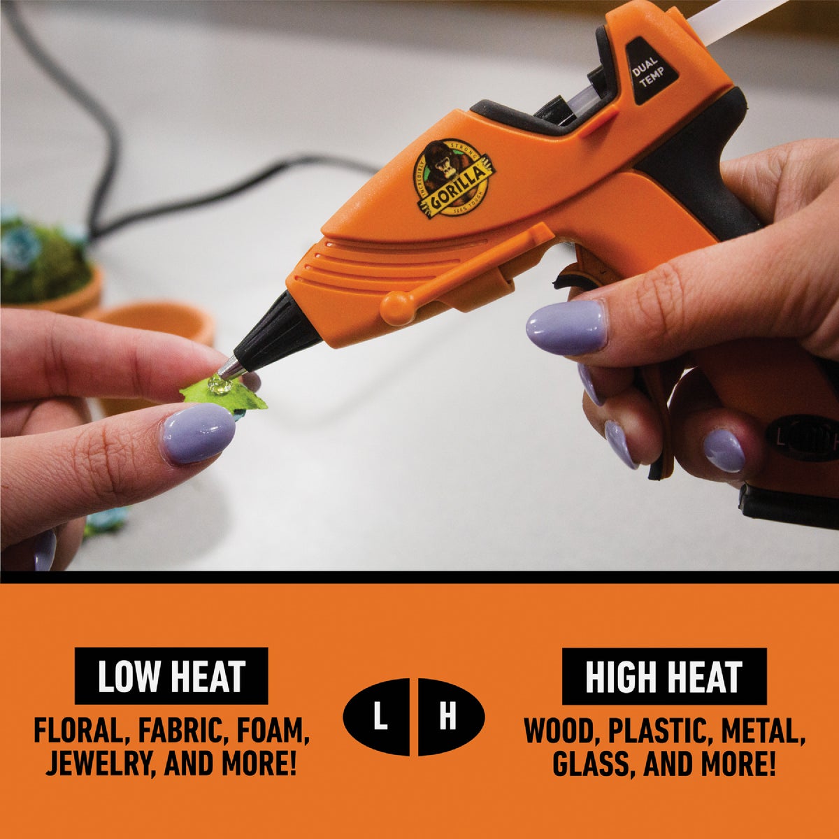 Gorilla Dual-Temp Mini Glue Gun Image 2