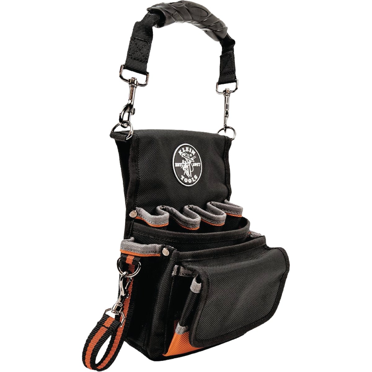 Klein Tradesman Pro 9-Pocket 9.5 In. x 7.5 In. x 9.5 In. Tool Pouch