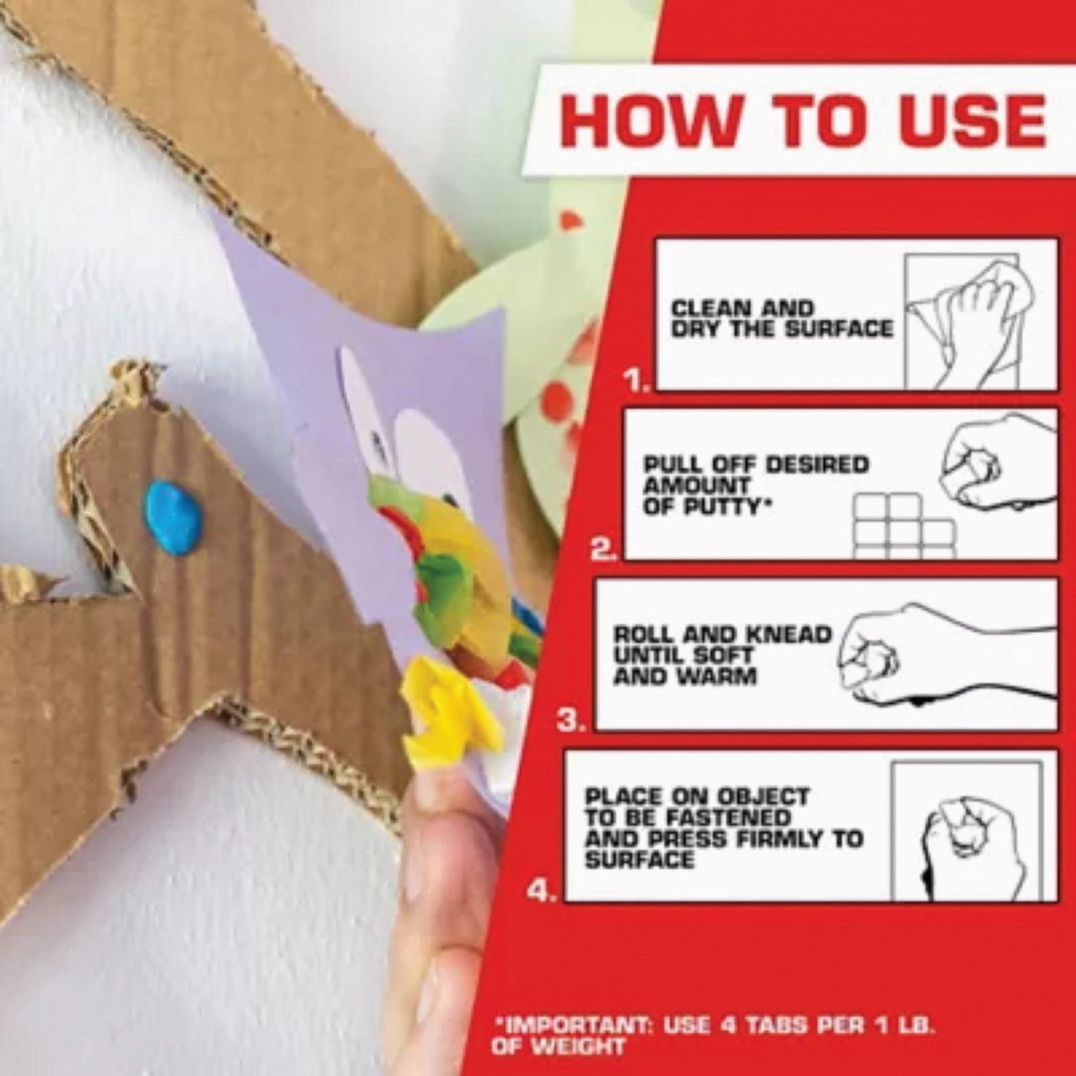 LOCTITE Fun-Tak 2 Oz. Mounting Putty Image 3