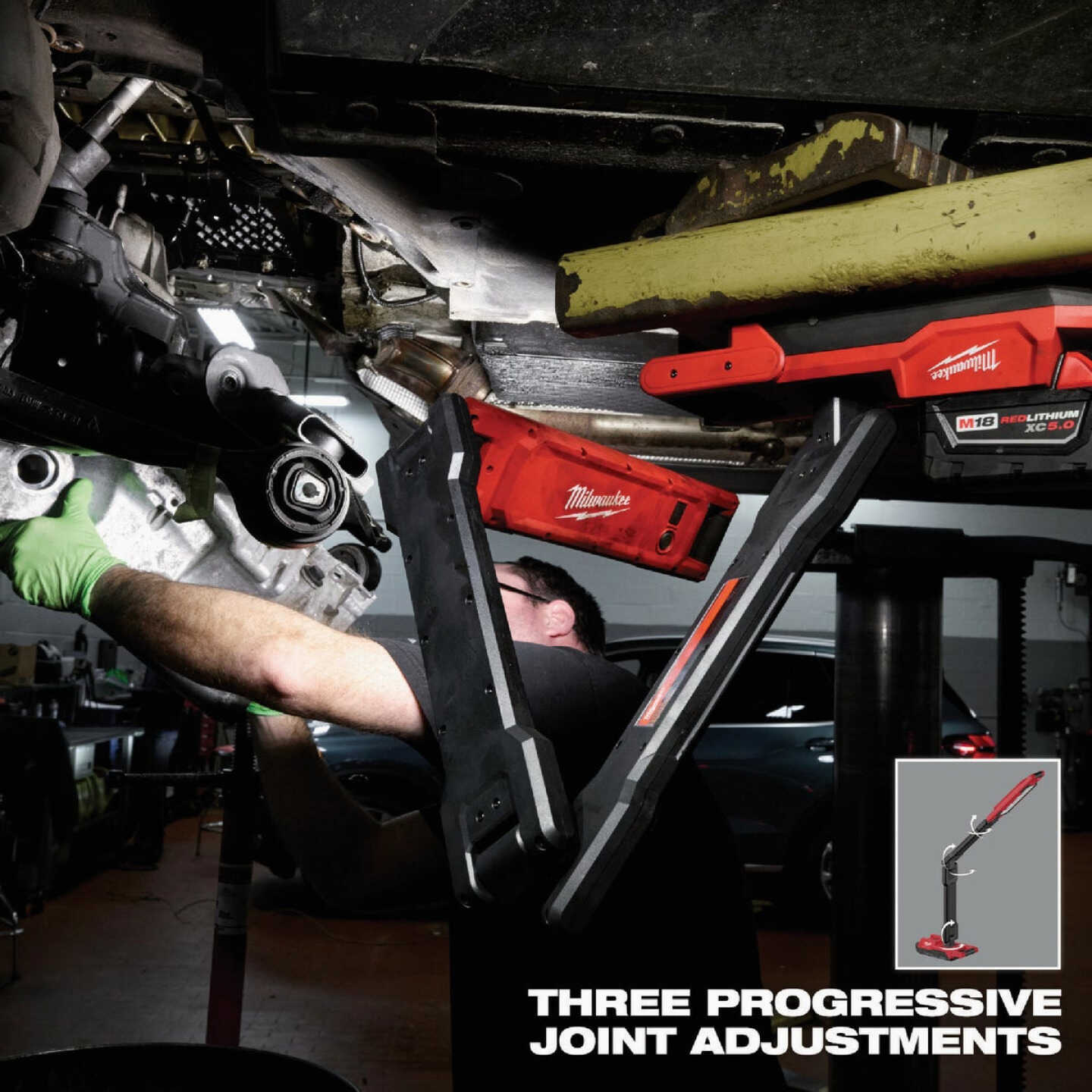 Milwaukee M18 Magnetic Extendable Boom Light Image 6