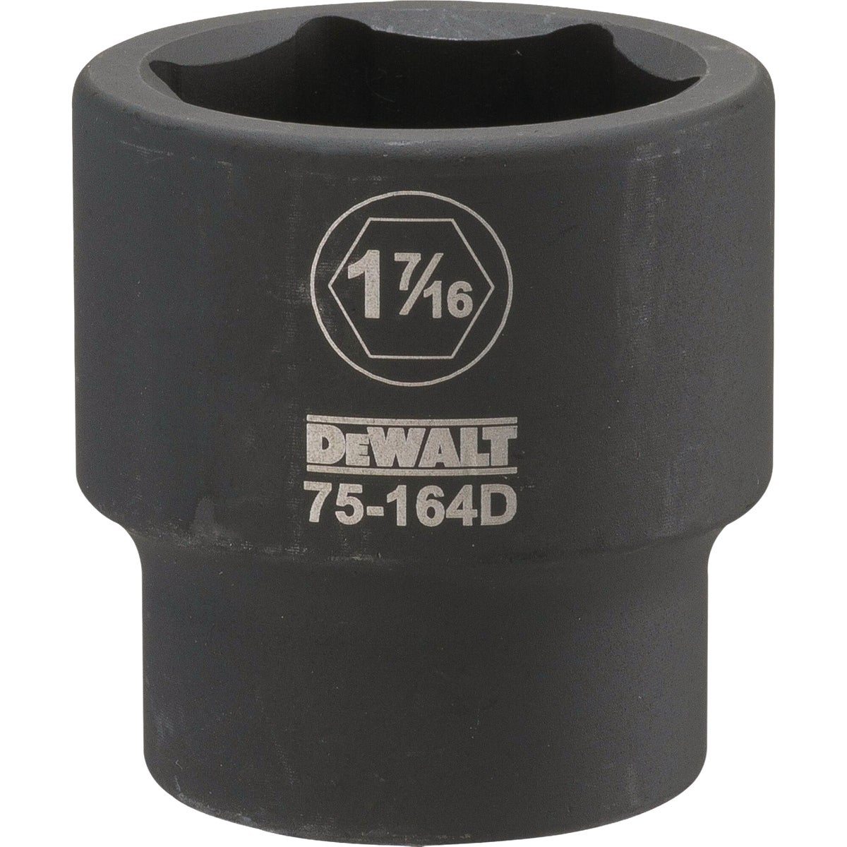 DEWALT 3/4 In. Drive 1-7/16 In. 6-Point Deep Standard Impact Socket