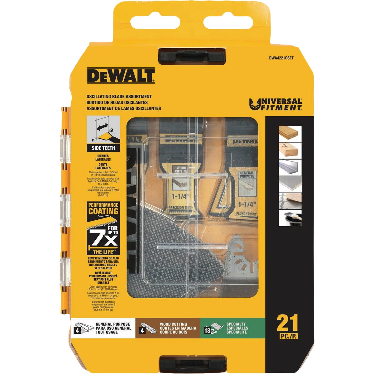 DEWALT General Purpose Oscillating Blade Set (21-Piece)