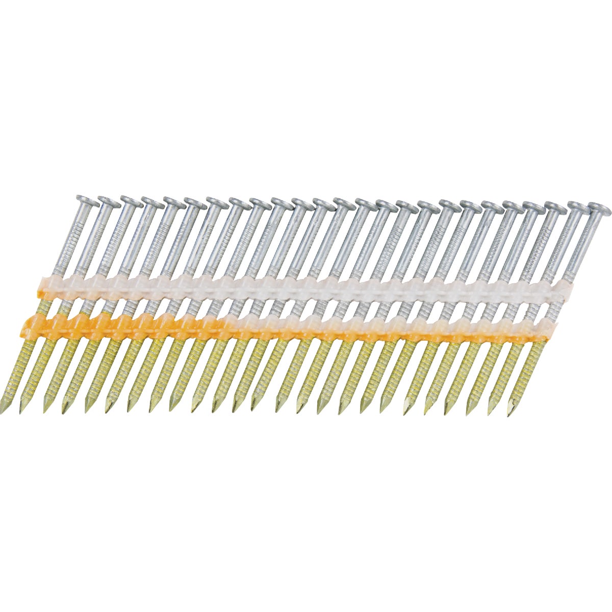 Pro-Fit 2-3/8 In. x 0.113 In. 21 Degree Plastic Strip Ring Shank Round Head Hot Dipped Galvanized Framing Stick Nails (5000 Ct.) Image 1