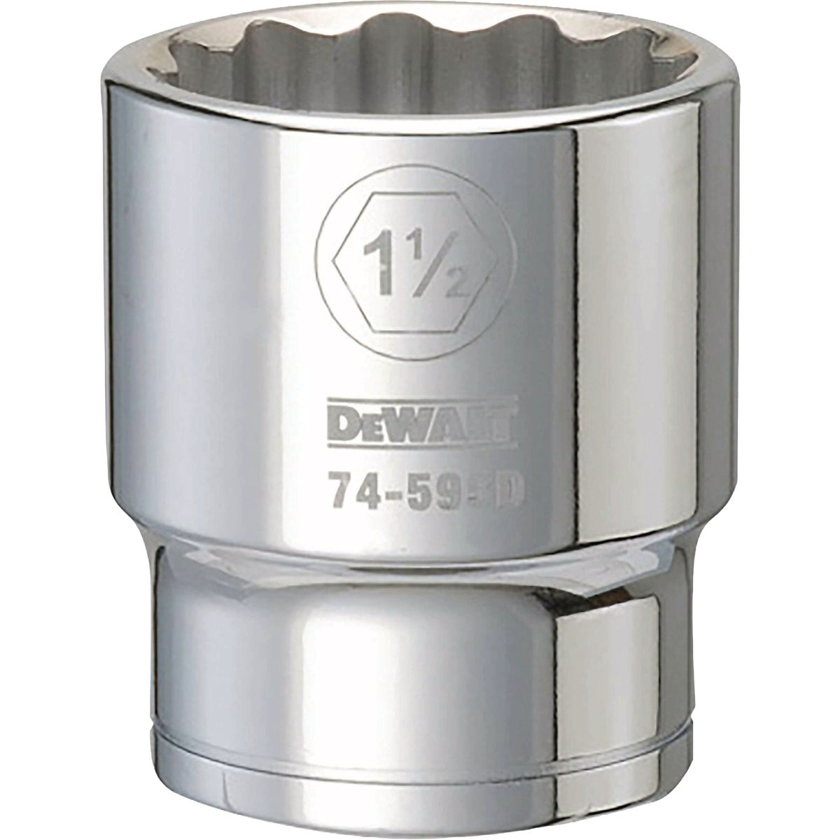 DEWALT 3/4 In. Drive 1-1/2 In. 12-Point Deep Standard Impact Socket