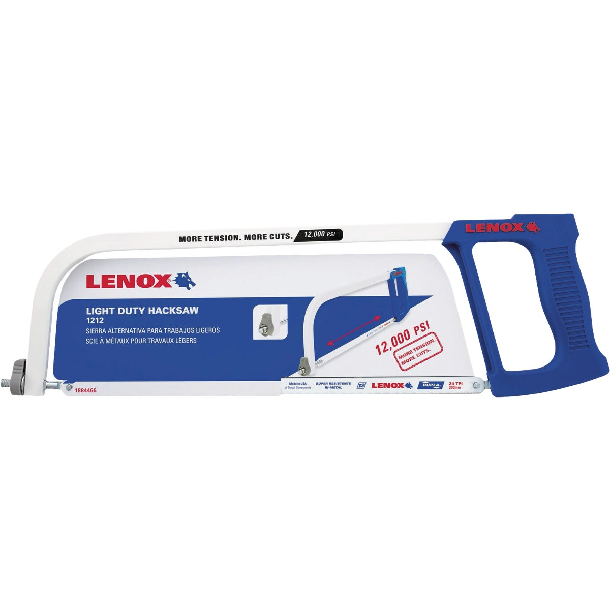 Lenox 12 In. 24 TPI Light Duty Hacksaw Image 2