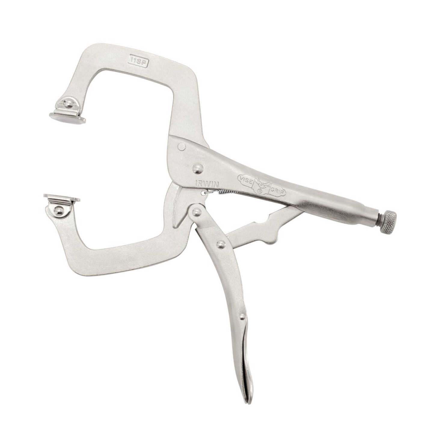 Irwin Vise-Grip 11 In. Locking C-Clamp with Swivel Jaws Image 3