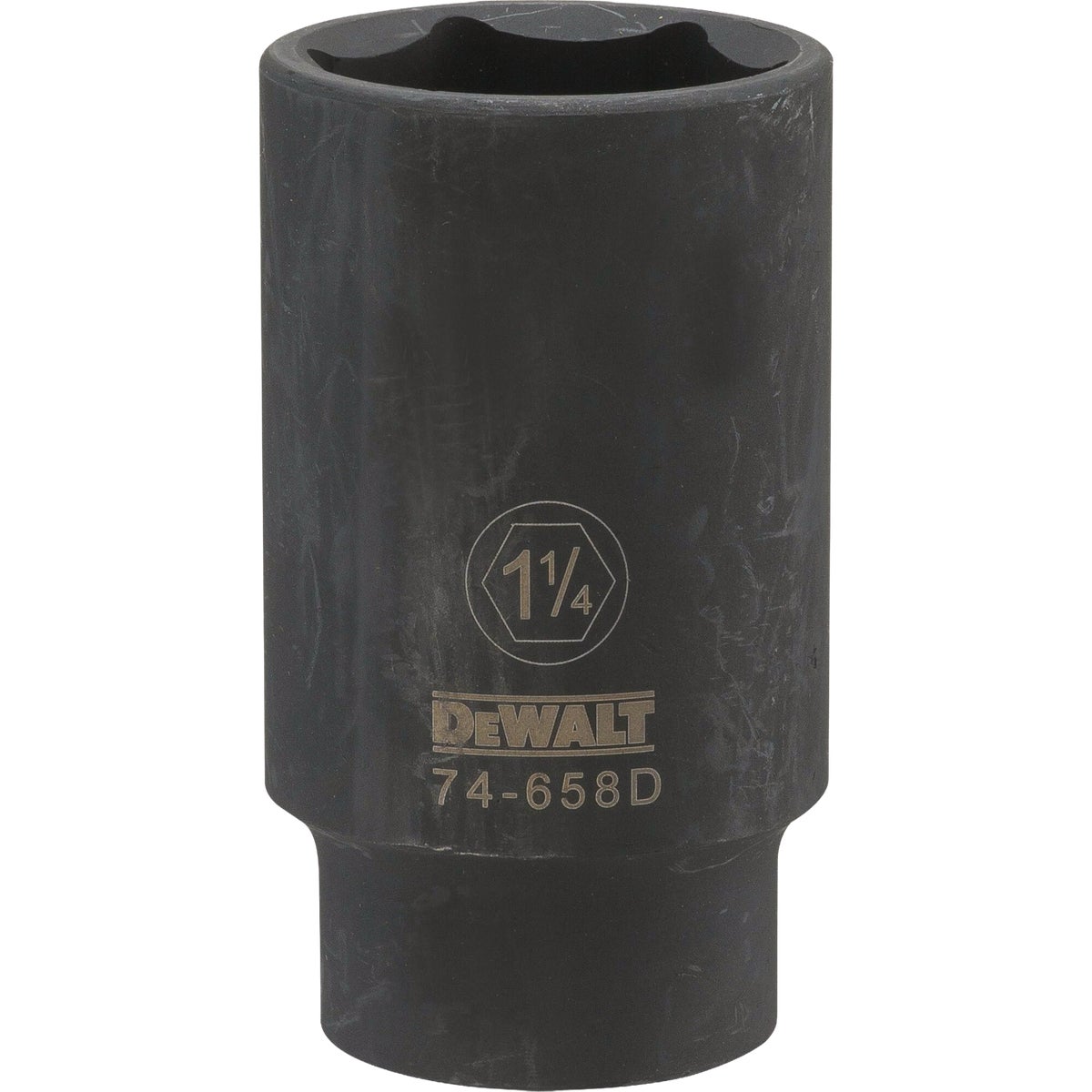DEWALT 1/2 In. Drive 1-1/4 In. 6-Point Deep Standard Impact Socket