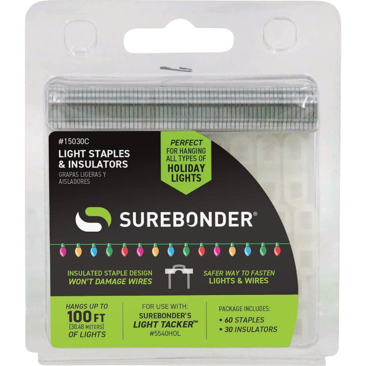 Surebonder Holiday Tacker Staples (60-Pack) with (30) Insulators Image 3