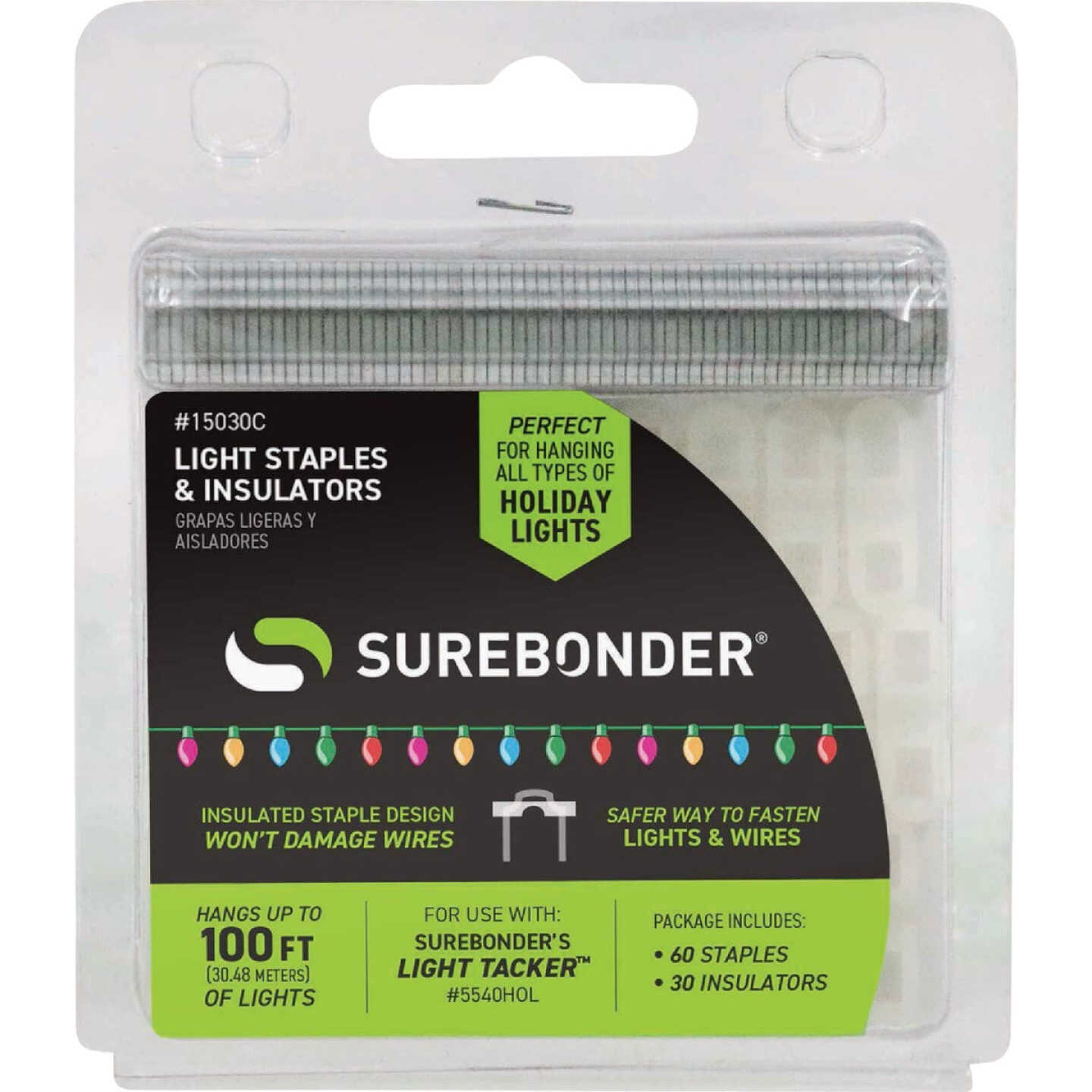Surebonder Holiday Tacker Staples (60-Pack) with (30) Insulators Image 3