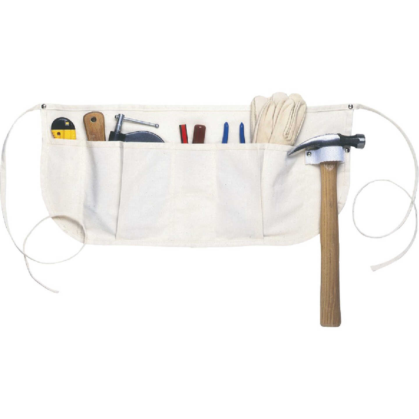 Custom Leathercraft 5-Pocket Canvas Nail Apron Image 1