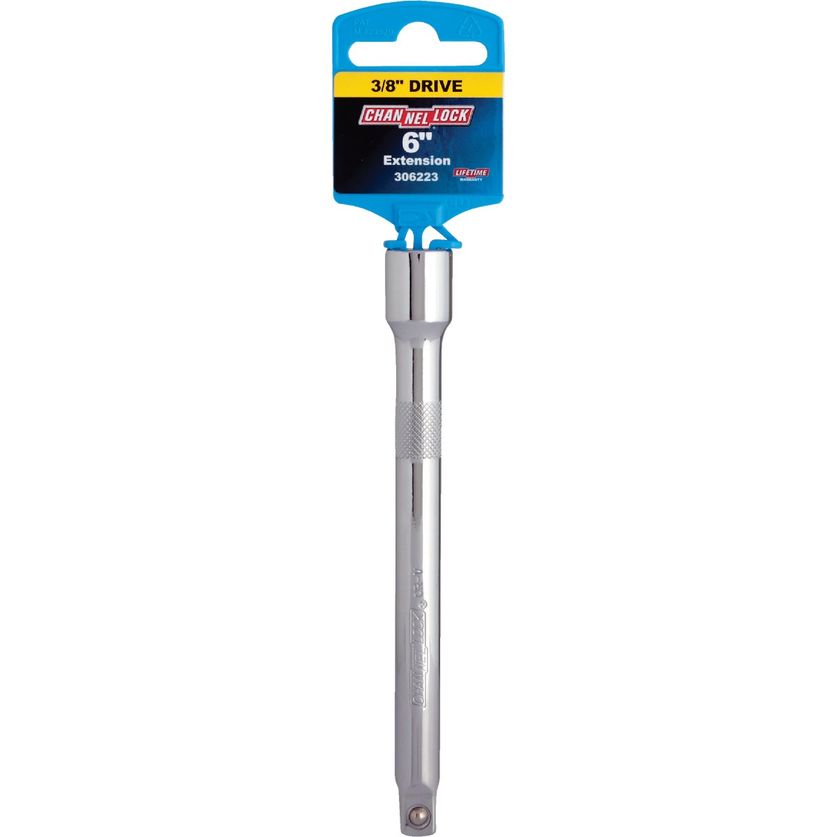 Channellock 3/8 In. Drive 6 In. Long Socket Extension with Textured Band Image 2
