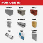 Milwaukee SHOCKWAVE 1/4 In. x 12 In. Impact Duty Carbide Multi-Material Hex Shank Drill Bit Image 3